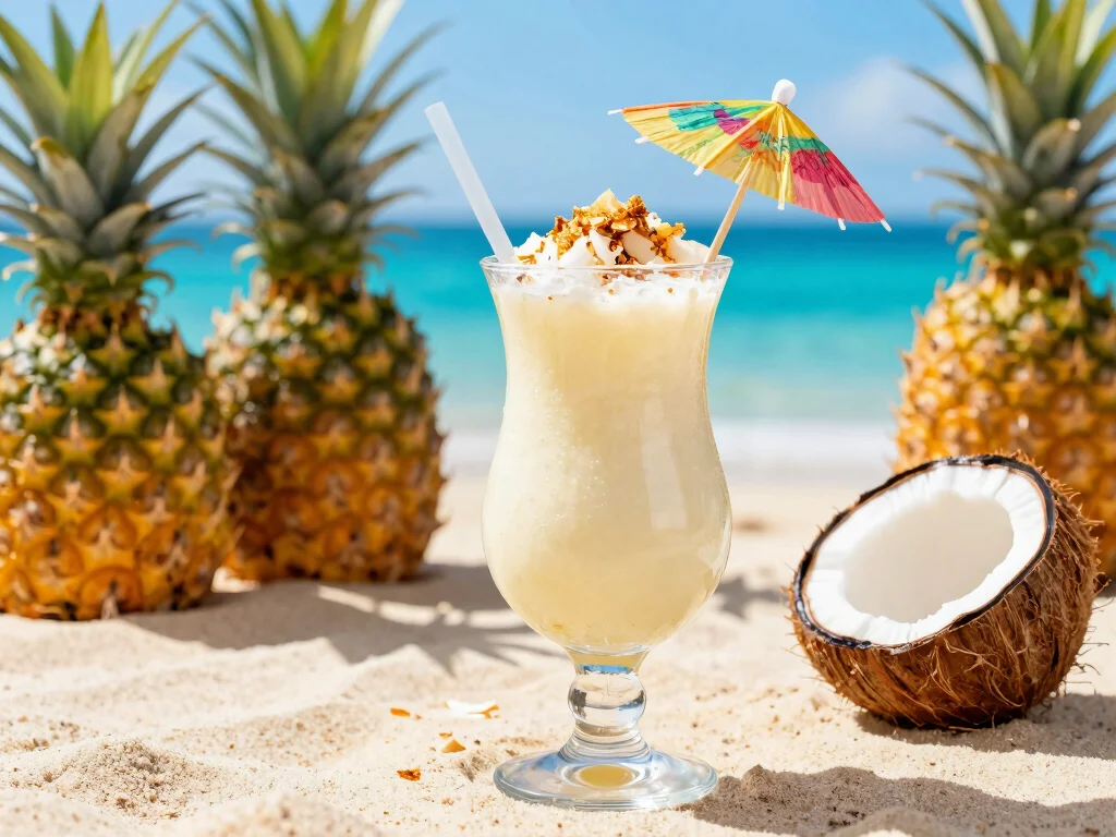 19 Pineapple Juice Drink Recipes (Super Refreshing) - 10. Creamy Pineapple Coconut Mocktail 1