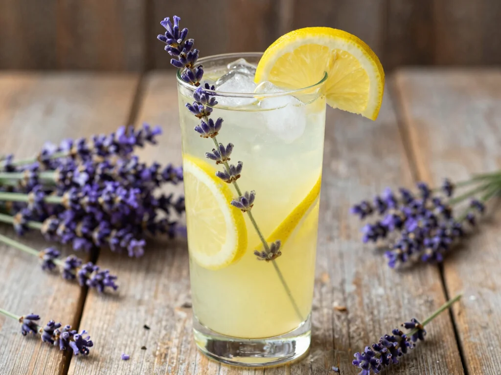 19 Pineapple Juice Drink Recipes (Super Refreshing) - 9. Pineapple Lavender Lemonade 1