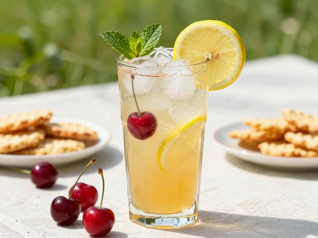 19 Tart Cherry Juice Drink Recipes for Better Sleep - 17. Tart Cherry & Honey Lemonade 1