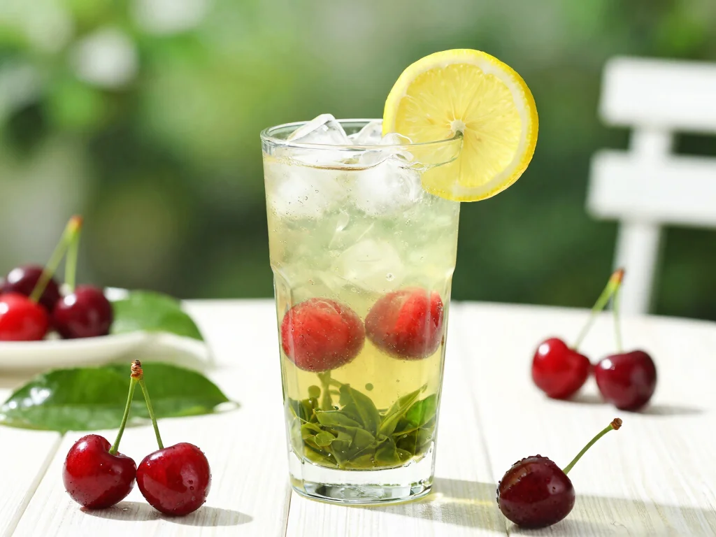 19 Tart Cherry Juice Drink Recipes for Better Sleep - 19. Tart Cherry & Green Tea Refresher 1