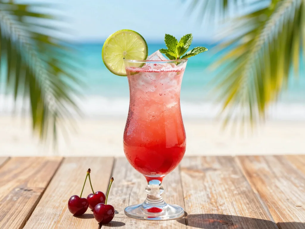 19 Tart Cherry Juice Drink Recipes for Better Sleep - 4. Tropical Tart Cherry Mocktail 1