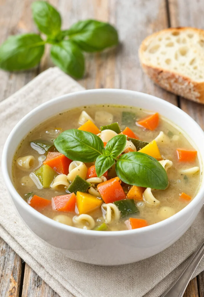 19 Vegetarian Crock Pot Vegetable Soup Recipes to Try - 1. Classic Minestrone Soup 1