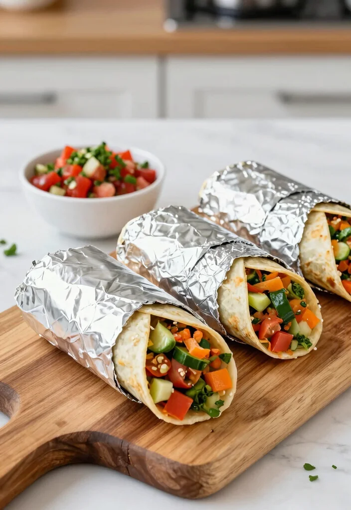 19 Vegetarian Meal Prep Ideas for a Stress-Free Week - 17. Veggie-Packed Breakfast Burritos 1