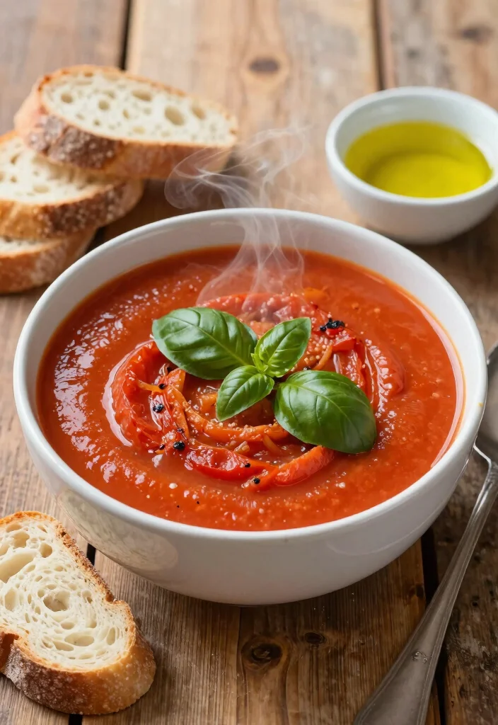 19 Vegetarian Meal Prep Ideas for a Stress-Free Week - 18. Roasted Tomato and Basil Soup 1