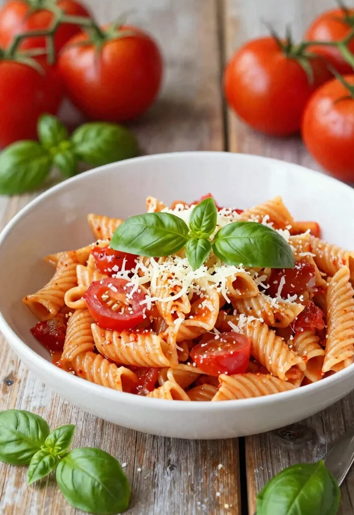 19 Vegetarian Slow Cooker Recipes for Hands-Off Cooking - 17. Tomato Basil Pasta 1