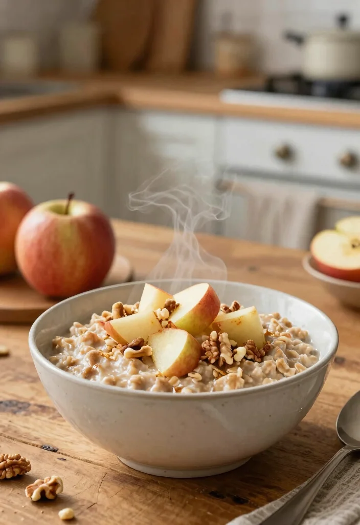 19 Vegetarian Slow Cooker Recipes for Hands-Off Cooking - 19. Apple Cinnamon Oatmeal 1