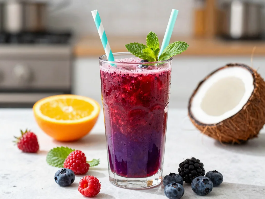 19 Weight Loss Juice Recipes That Actually Work - 2. Berry Blast Juice 1