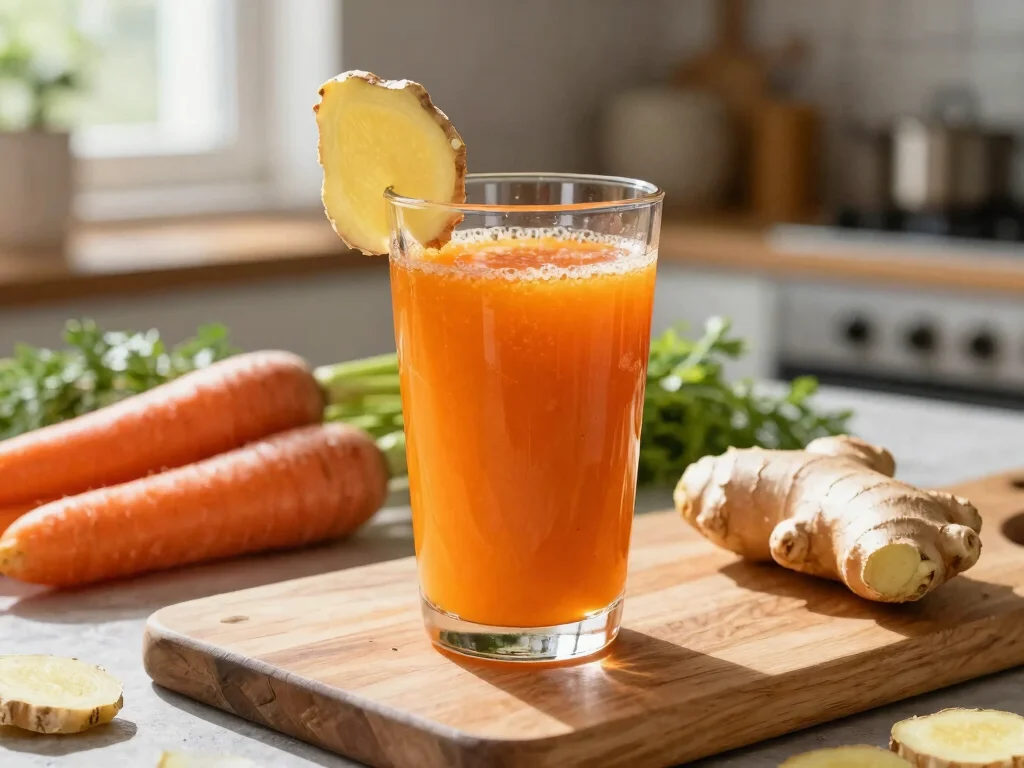 19 Weight Loss Juice Recipes That Actually Work - 3. Carrot Ginger Zing Juice 1