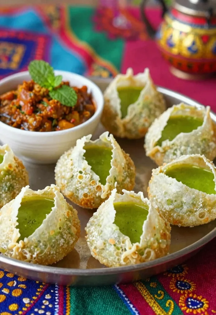 20 Authentic Indian Vegetarian Recipes You Must Try - 4. Pani Puri 1