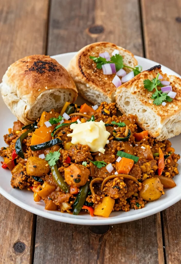 20 Authentic Indian Vegetarian Recipes You Must Try - 6. Pav Bhaji 1