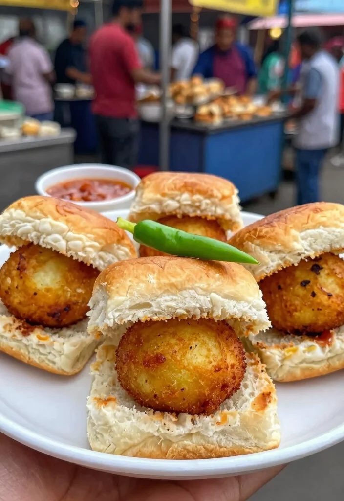 20 Authentic Indian Vegetarian Recipes You Must Try - 7. Vada Pav 1