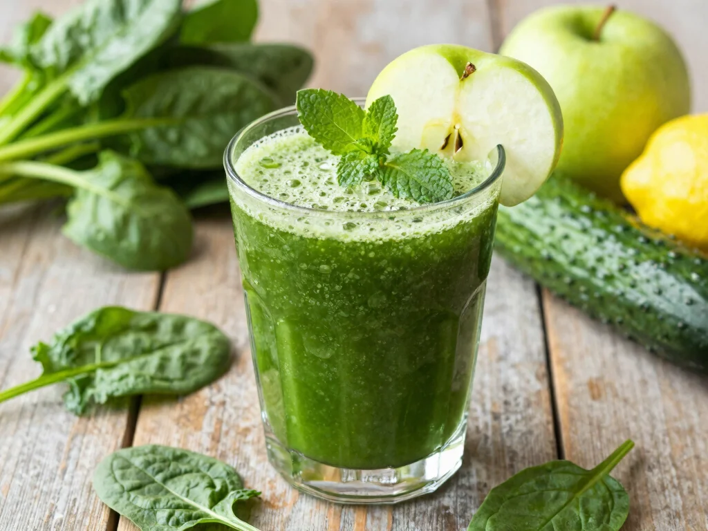 20 Cold Press Juice Recipes for a Healthy Detox - 1. Green Detox Delight 1