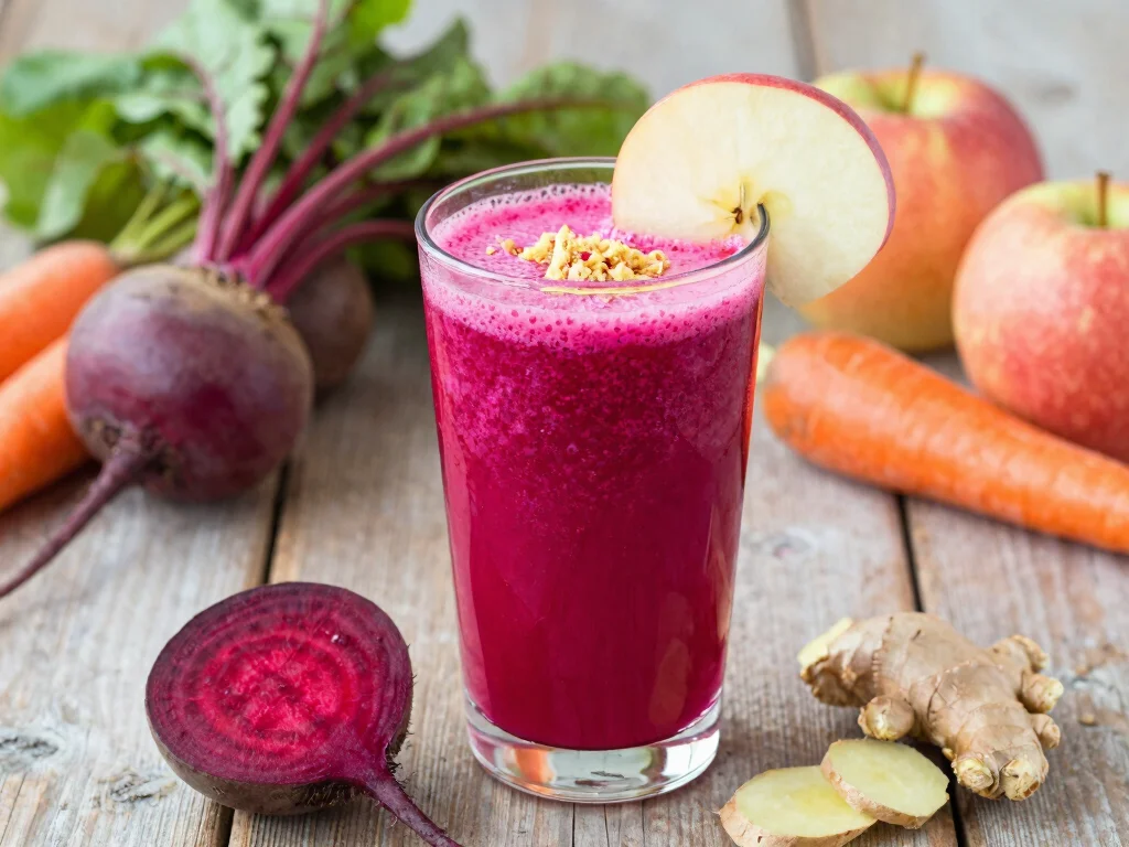 20 Cold Press Juice Recipes for a Healthy Detox - 3. Beetroot Beauty Blend 1