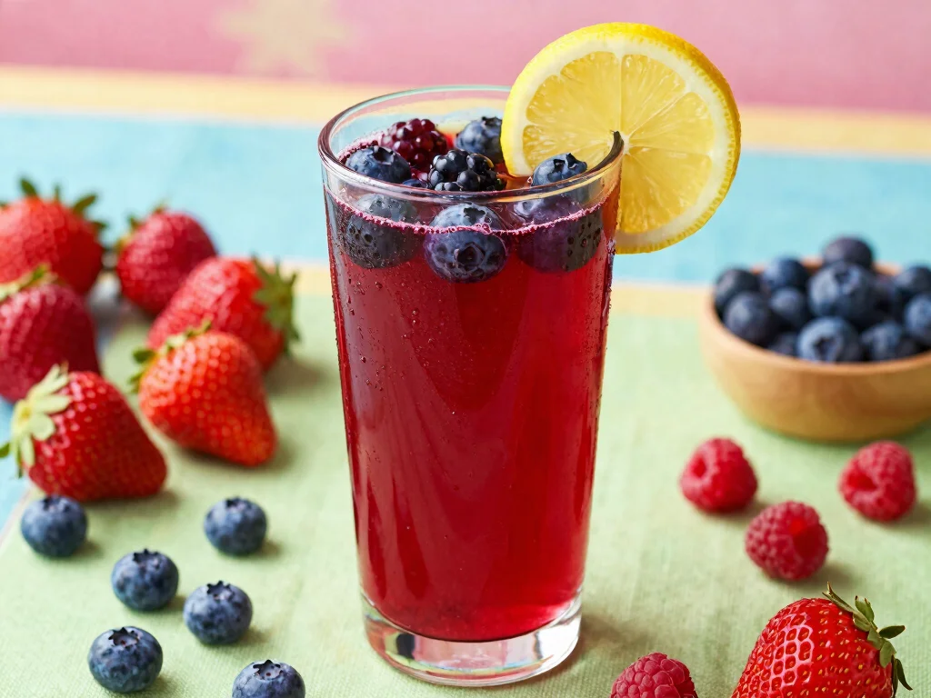 20 Cold Press Juice Recipes for a Healthy Detox - 7. Energizing Berry Blend 1