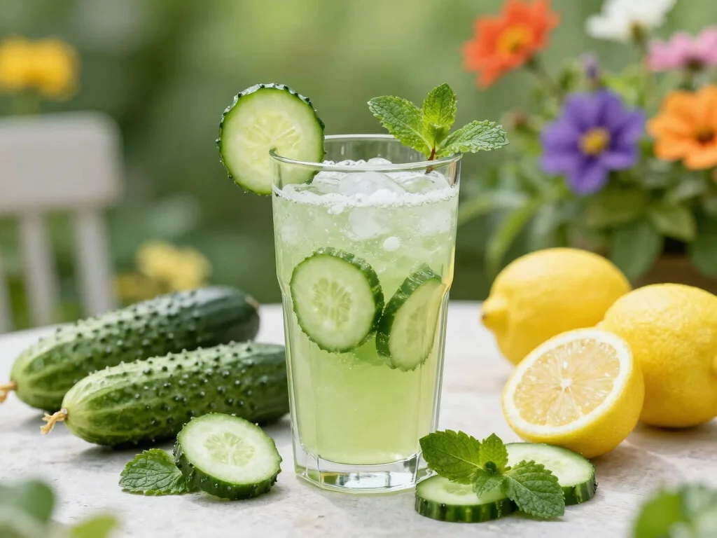 20 Cold Press Juice Recipes for a Healthy Detox - 9. Cucumber Cooler 1