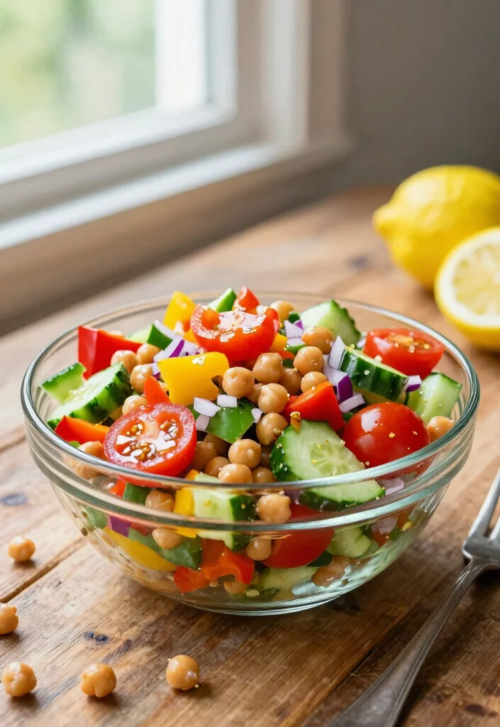 20-Day Vegetarian Meal Challenge for Beginners - Day 1: Flavorsome Chickpea Salad 1