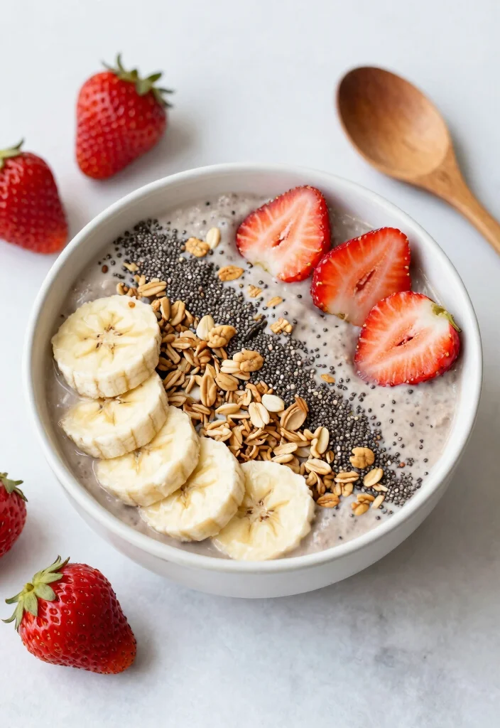 20-Day Vegetarian Meal Challenge for Beginners - Day 11: Fresh Fruit Smoothie Bowl 1