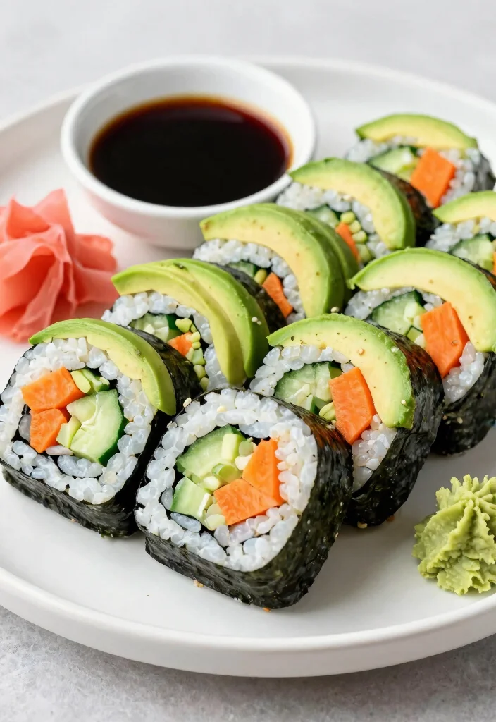 20-Day Vegetarian Meal Challenge for Beginners - Day 16: Easy Veggie Sushi Rolls 1