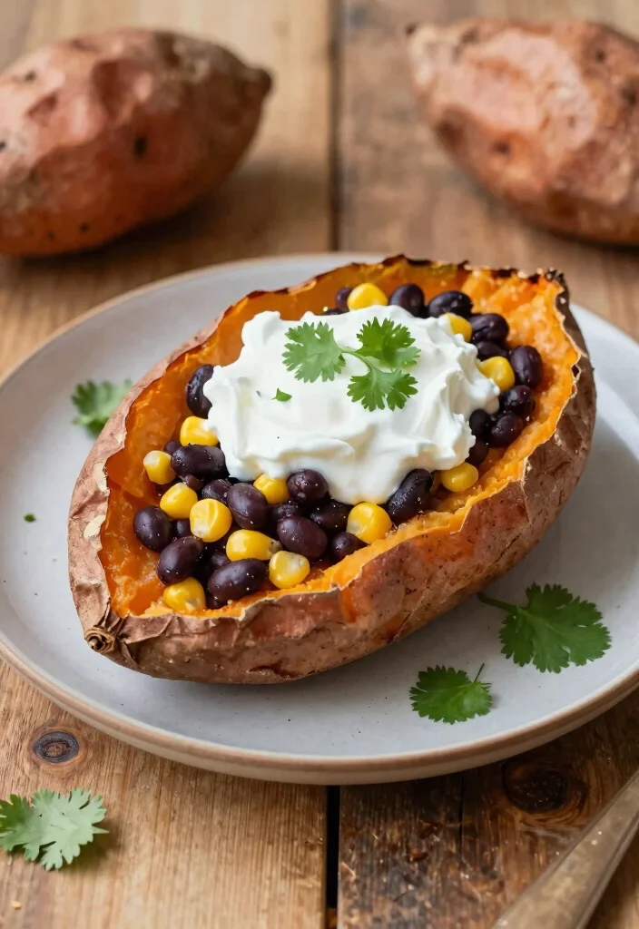 20-Day Vegetarian Meal Challenge for Beginners - Day 7: Baked Sweet Potatoes 1