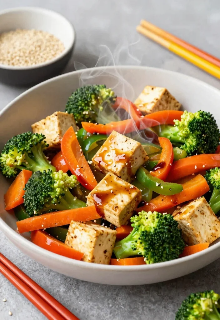 20 Easy One-Pot Vegetarian Meals for Any Night - 10. Vegetable Stir-Fry with Tofu 1