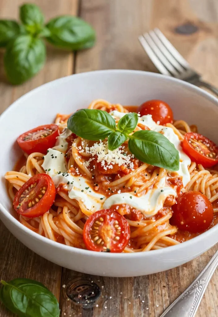 20 Easy One-Pot Vegetarian Meals for Any Night - 11. Creamy Tomato Basil Pasta 1