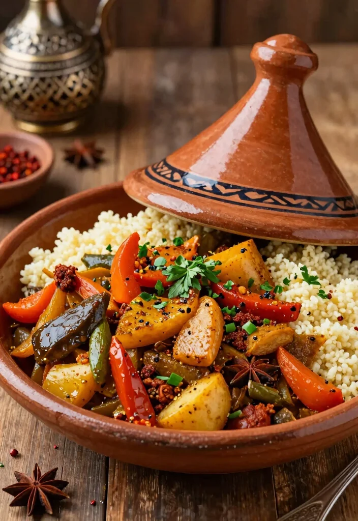 20 Easy One-Pot Vegetarian Meals for Any Night - 19. Moroccan-Spiced Vegetable Tagine 1