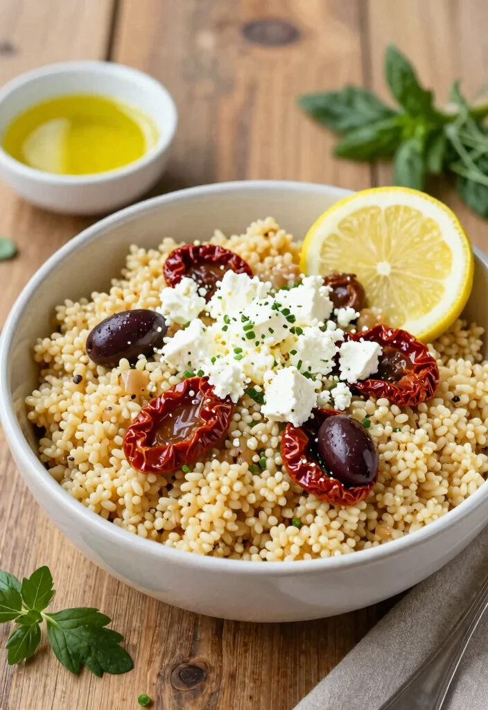 20 Easy One-Pot Vegetarian Meals for Any Night - 4. One-Pot Mediterranean Couscous 1