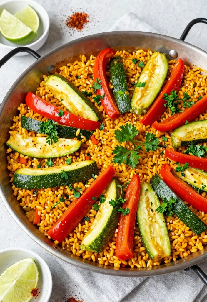 20 Easy One-Pot Vegetarian Meals for Any Night - 6. Easy Vegetable Paella 1