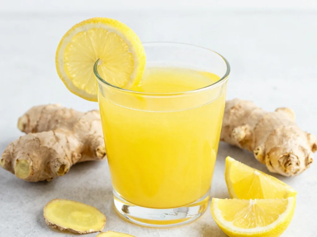 20 Hair Growth Juice Recipes for Stronger Hair - 12. Ginger Lemon Zinger 1