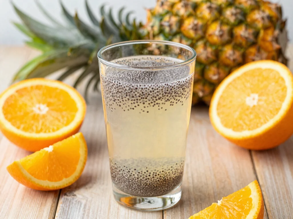 20 Hair Growth Juice Recipes for Stronger Hair - 16. Chia Seed Energy Juice 1