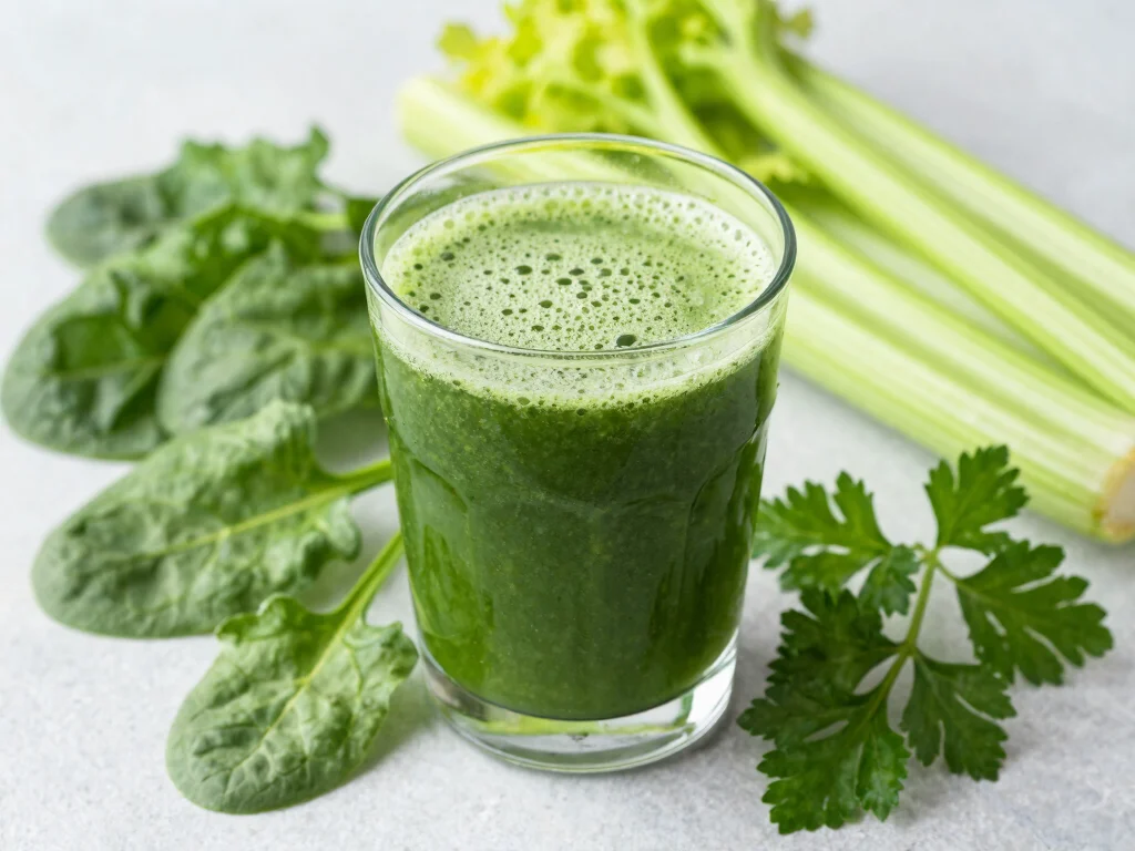 20 Hair Growth Juice Recipes for Stronger Hair - 19. Wellness Green Juice 1