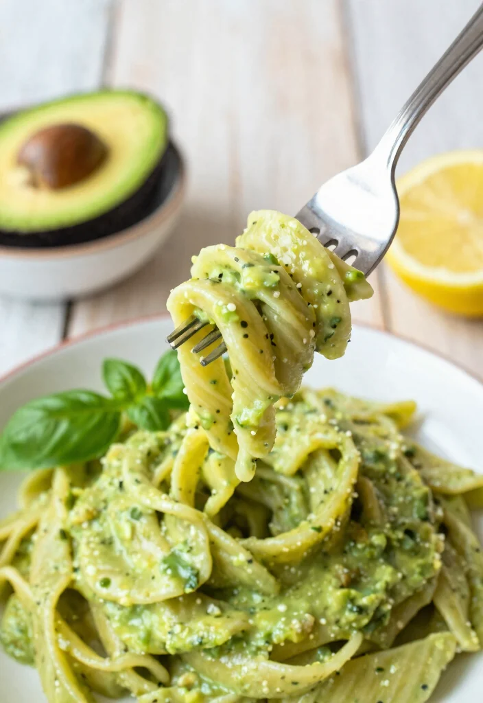 20 Healthy Vegetarian Pasta Recipes for Guilt-Free Comfort - 1. Creamy Avocado Pasta 1
