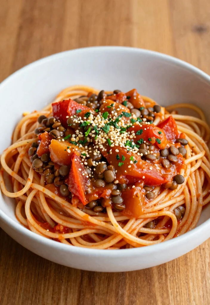 20 Healthy Vegetarian Pasta Recipes for Guilt-Free Comfort - 15. Vegan Bolognese 1