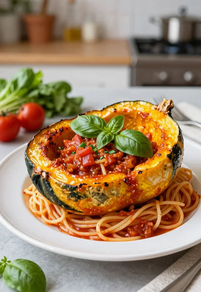 20 High-Protein Vegetarian Meal Prep Recipes for the Week - 14. Spaghetti Squash with Marinara 1