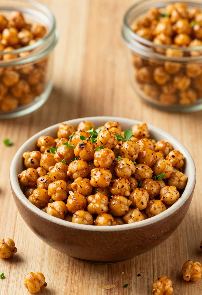 20 High-Protein Vegetarian Meal Prep Recipes for the Week - 9. Spicy Roasted Chickpeas 1