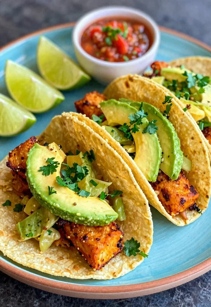 20 High-Protein Vegetarian Meals for Muscle & Health - 15. Tempeh Tacos with Avocado Slaw 1