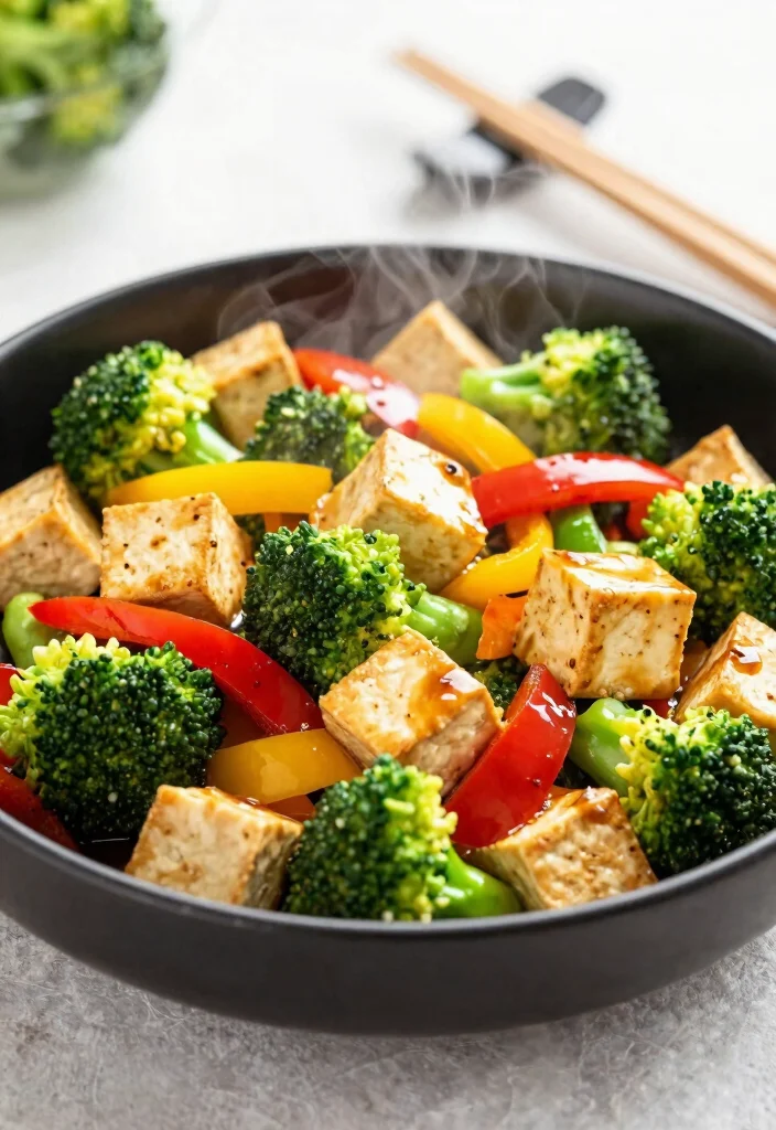 20 High-Protein Vegetarian Meals for Muscle & Health - 3. Tofu Stir-Fry with Broccoli and Bell Peppers 1