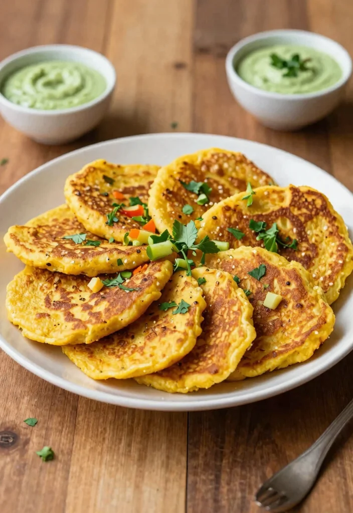 20 Indian Vegetarian Breakfast Recipes to Start Your Day Right - 16. Moong Dal Chilla 1