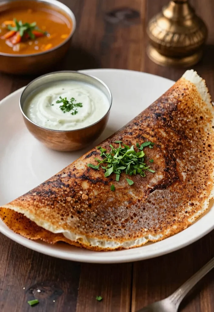 20 Indian Vegetarian Breakfast Recipes to Start Your Day Right - 19. Ragi Dosa 1