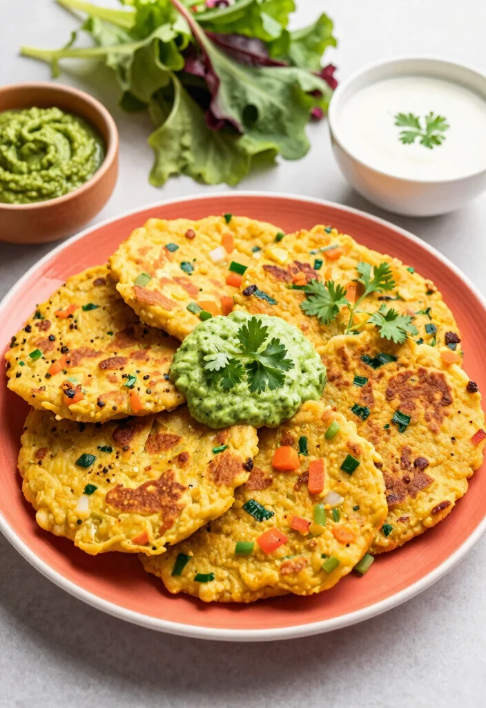 20 Indian Vegetarian Breakfast Recipes to Start Your Day Right - 4. Besan Cheela 1