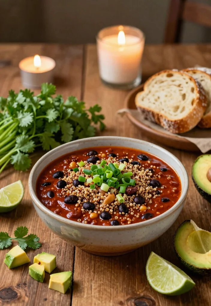 20 Instant Pot Vegetarian Recipes for Fast and Healthy Dinners - 1. Quinoa and Black Bean Chili 1