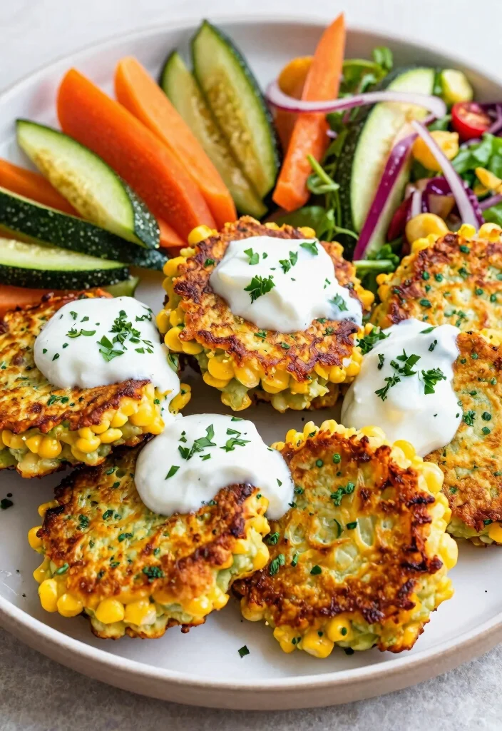 20 Instant Pot Vegetarian Recipes for Fast and Healthy Dinners - 10. Zucchini and Corn Fritters 1