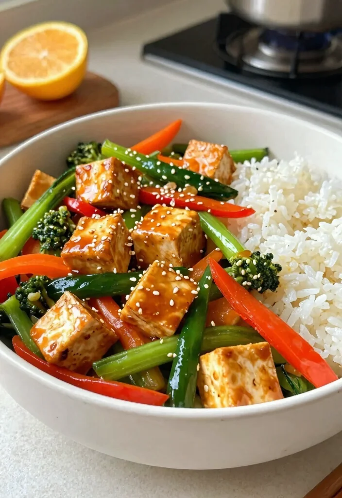 20 Instant Pot Vegetarian Recipes for Fast and Healthy Dinners - 15. Veggie Stir-Fry with Tofu 1
