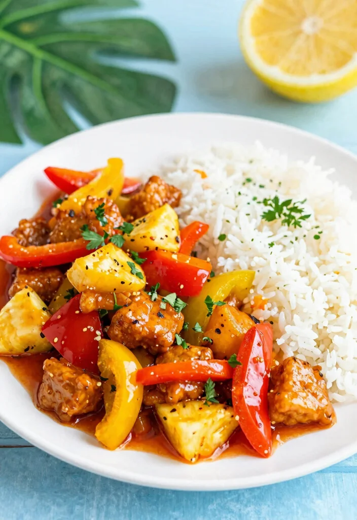20 Instant Pot Vegetarian Recipes for Fast and Healthy Dinners - 17. Sweet and Sour Tempeh 1