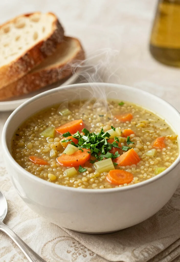 20 Instant Pot Vegetarian Recipes for Fast and Healthy Dinners - 4. Lentil Soup with Carrots and Celery 1