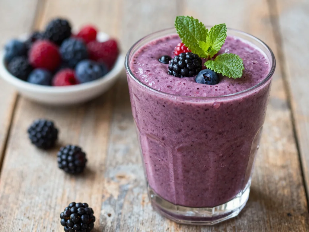 20 Juice Plus Complete Recipes (Smooth & Filling) - 2. Berry Blast Smoothie 1