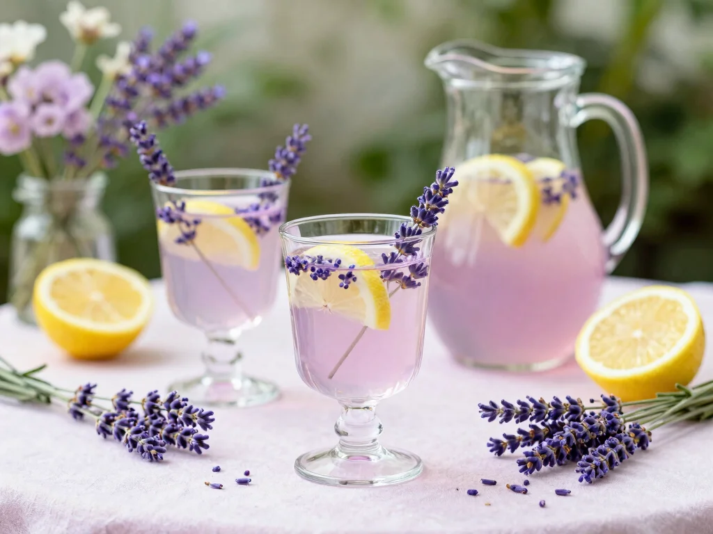 20 Juice Recipes for Parties (Crowd Favorites) - 11. Lavender Lemonade 1