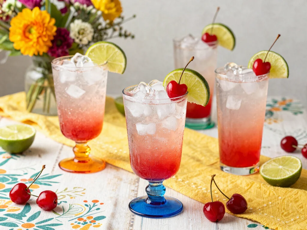 20 Juice Recipes for Parties (Crowd Favorites) - 20. Cherry Limeade Sparkle 1