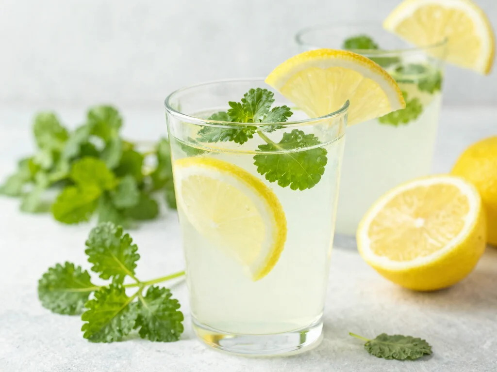 20 Juice Recipes for Pregnant Women (Safe & Nourishing) - 18. Watercress Lemonade 1