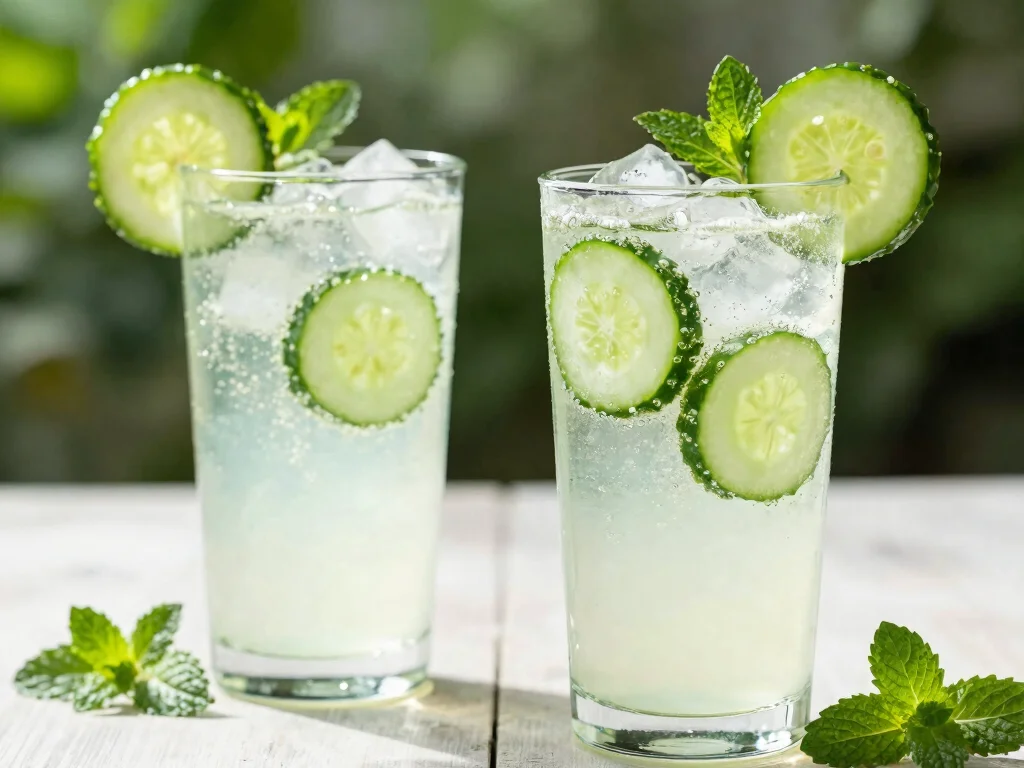 20 Juice Recipes for Pregnant Women (Safe & Nourishing) - 20. Cucumber Lime Fizz 1